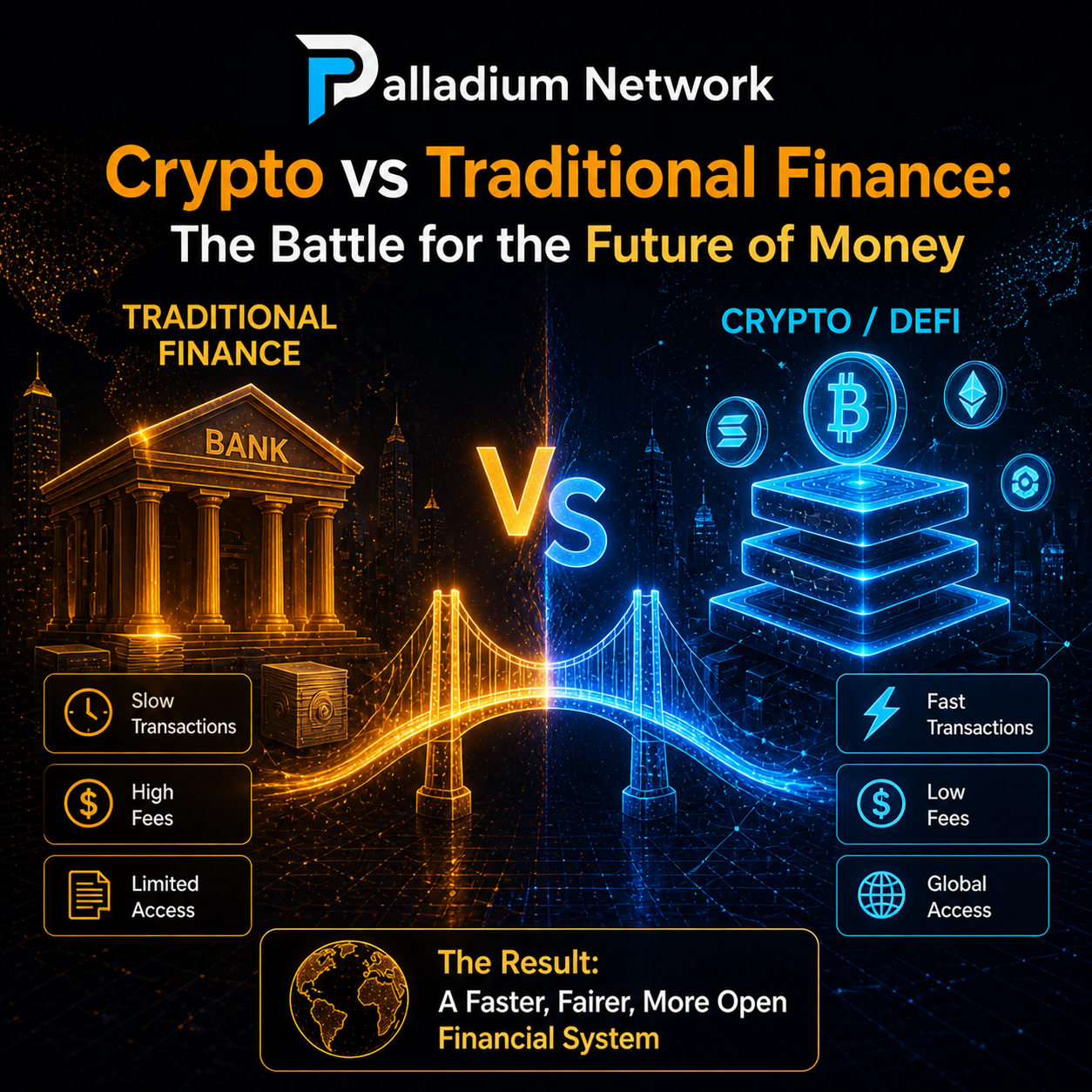 Crypto vs Traditional Finance: The Battle for the Future of Money