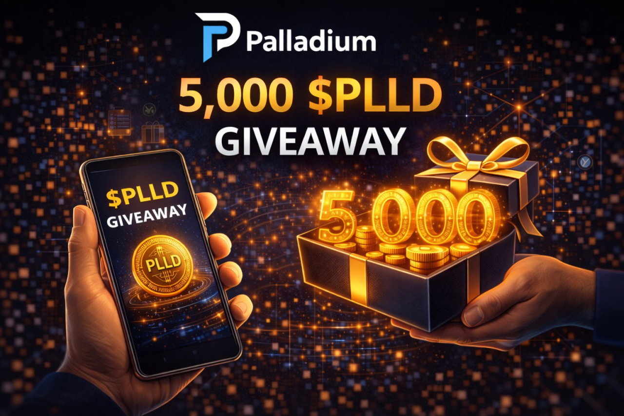 Palladium Network Celebrates 1-Year Anniversary with 5,000 $PLLD Giveaway