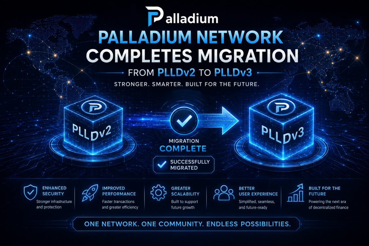 Palladium Network Completes Migration from PLLDv2 to PLLDv3