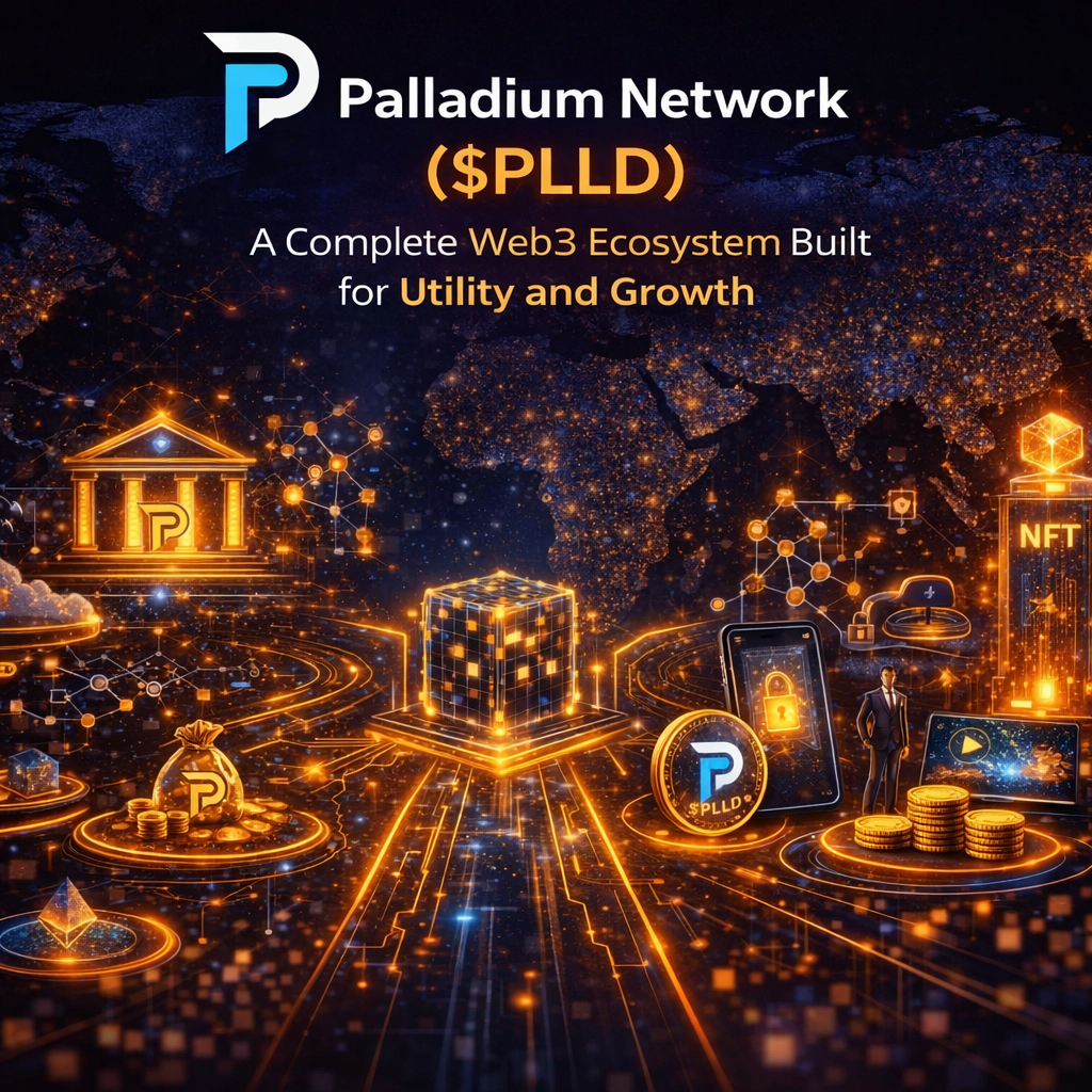 Palladium Network ($PLLD): A Complete Web3 Ecosystem Built for Utility and Growth