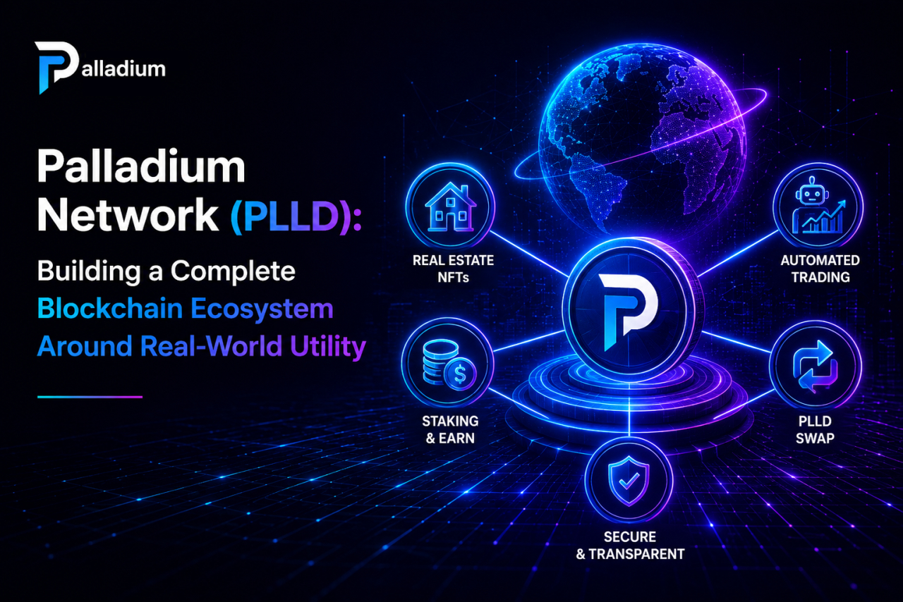 Palladium Network (PLLD): Building a Complete Blockchain Ecosystem Around Real-World Utility