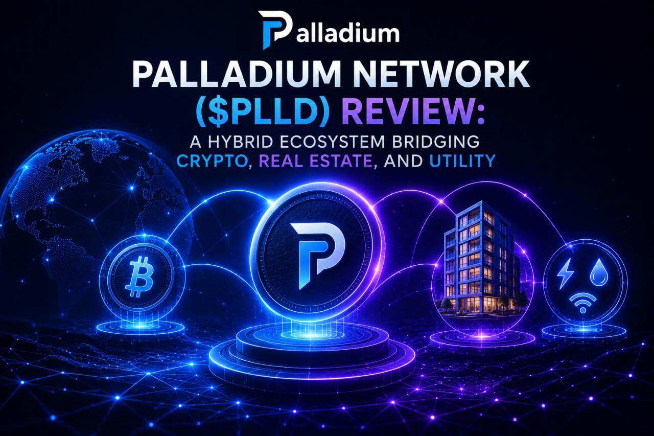 Palladium Network ($PLLD) Review: A Hybrid Ecosystem Bridging Crypto, Real Estate, and Utility