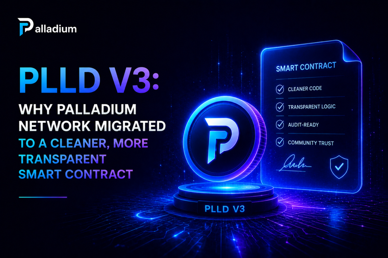 PLLD V3: Why Palladium Network Migrated to a Cleaner, More Transparent Smart Contract