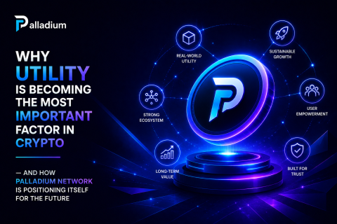 Why Utility Is Becoming the Most Important Factor in Crypto — And How Palladium Network Is Positioning Itself for the Future